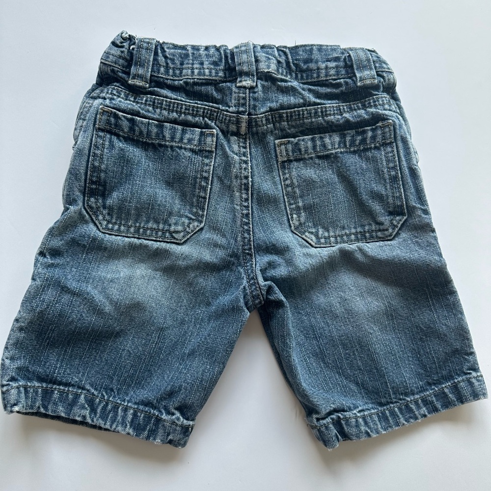 6/20$ Joe Fresh kids toddler blue denim shorts size 2 years - Picture 6 of 8